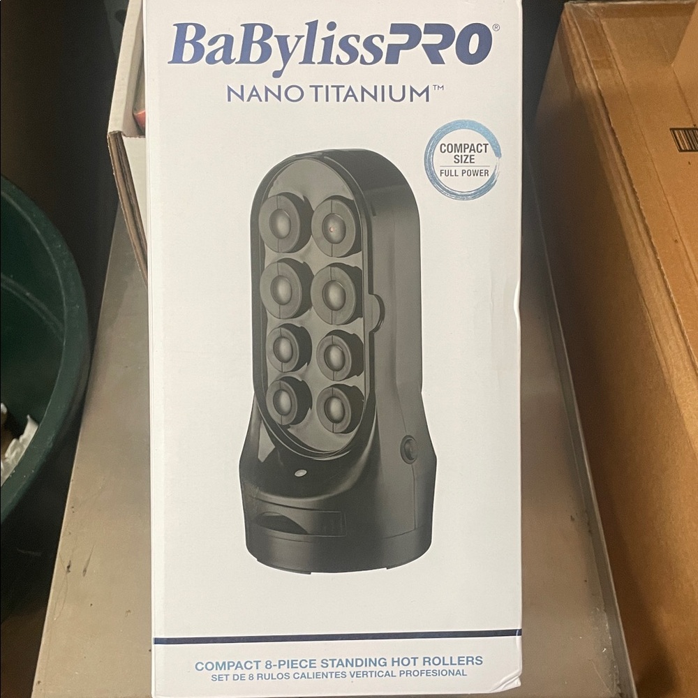 BaBylissPRO Nano Titanium Hair Rollers - Black never used, brand new.